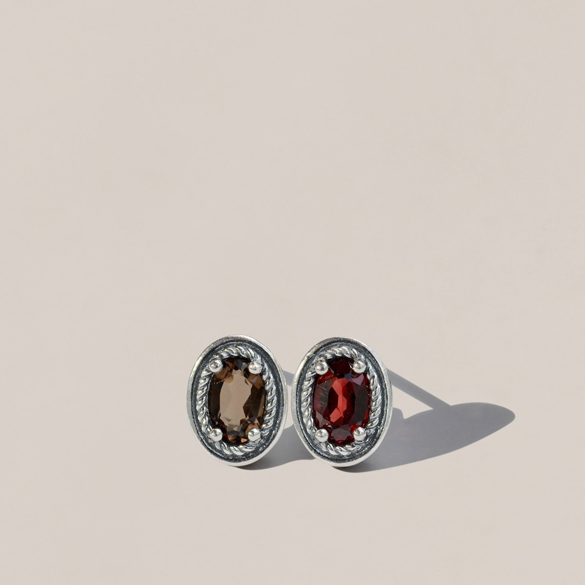 925 Silver Riona Gemstone Earrings/ 리오나